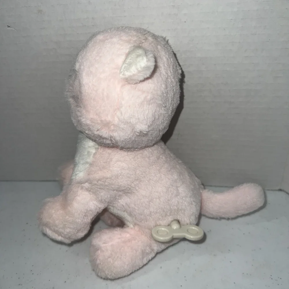 Carters Child of Mine Pink White Kitty Cat Musical Plush Standing Motion 2021